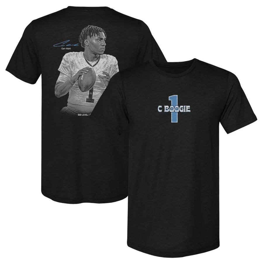Cam Ward Tennessee Mono Grunge F&B WHT