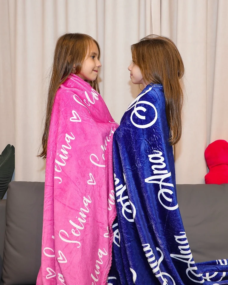 Personalized 60 x 80 Name Blanket | Custom Blanket for Kids/Youth/Teenager/Adult | Baby Name Blanket | Baby Shower Gift | Christmas Gift